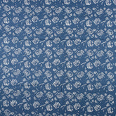 Discharge Hand Block Printed Pure Cotton Fabric