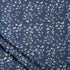 Discharge Hand Printed Blue Floral Cotton Fabric