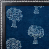 Dress Material Hand Block Indigo Tree Printed Cotton Fabrics