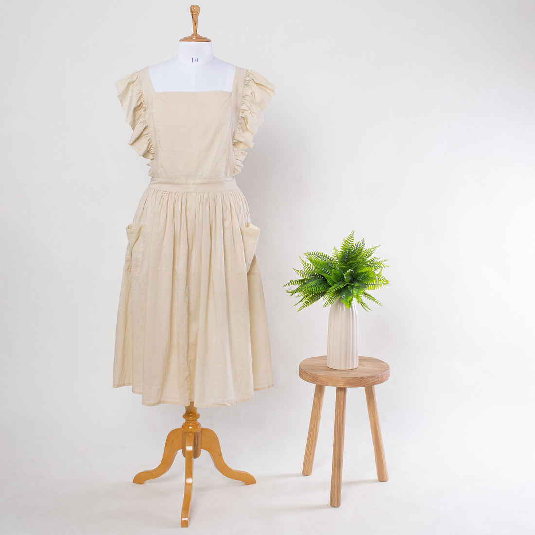 Dyed Plain Cotton Cooking Apron Best Gift For Wife