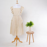 Dyed Plain Cotton Cooking Apron Best Gift For Wife