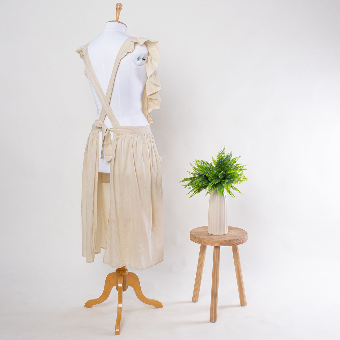 Dyed Plain Cotton Cooking Apron Best Gift For Wife