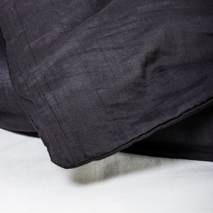  Eco-Friendly Indian Solid Black Duvet Cover Online