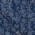 Eco-Friendly Jaal Floral Printed Indigo Cotton Fabric