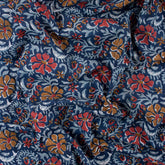 Eco Friendly Floral Hand Blocked Indian Print Material Fabric