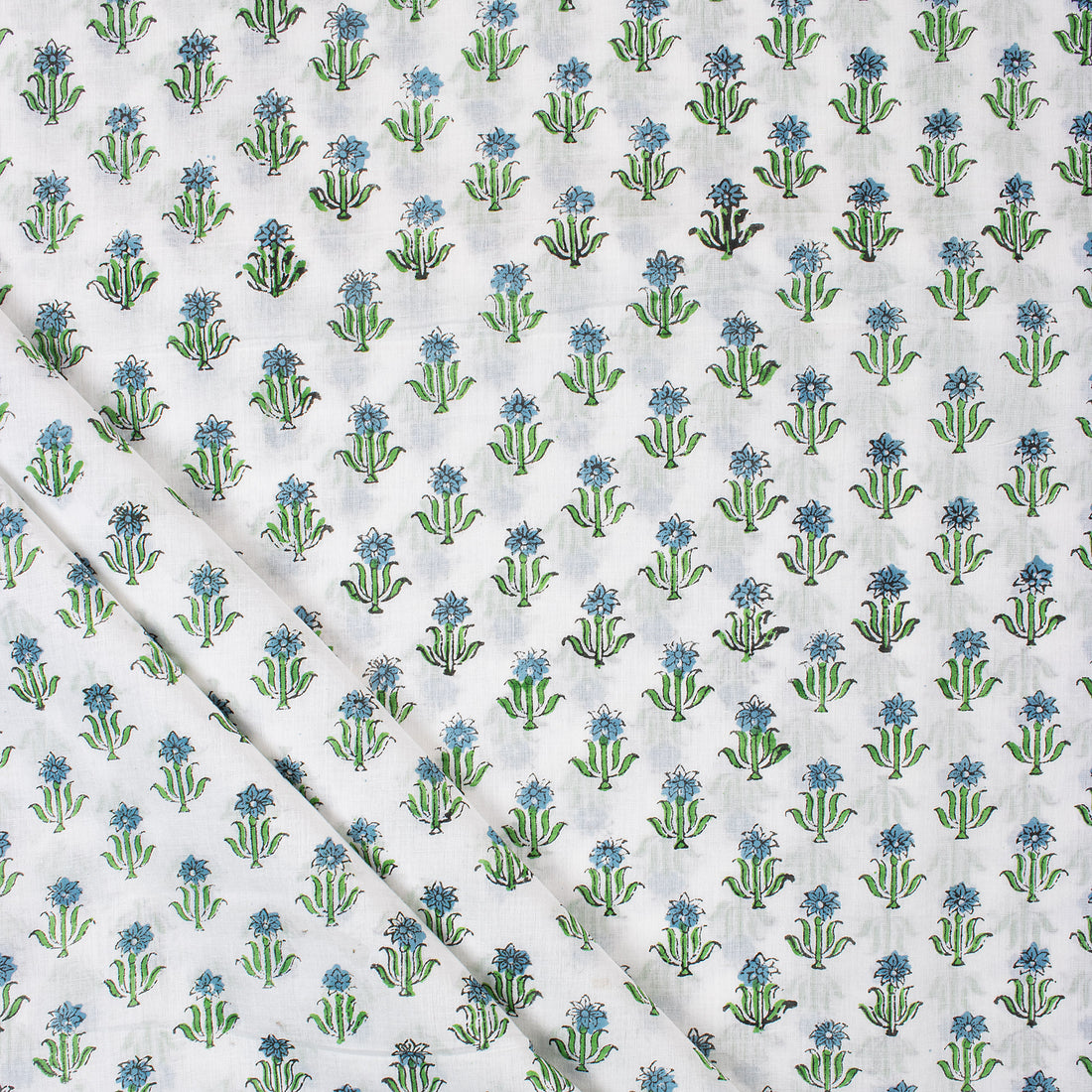 Eco Friendly Indian Block Printed Cotton Cloth Fabric