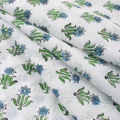 Eco Friendly Indian Block Printed Cotton Cloth Fabric