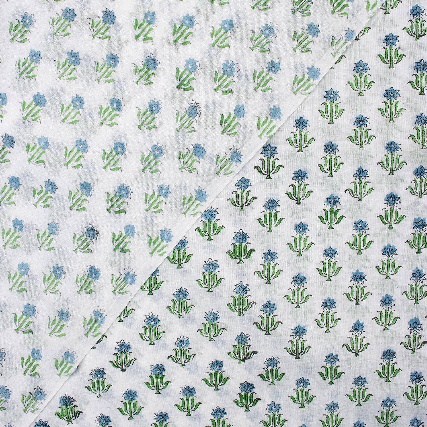 Eco Friendly Indian Block Printed Cotton Cloth Fabric