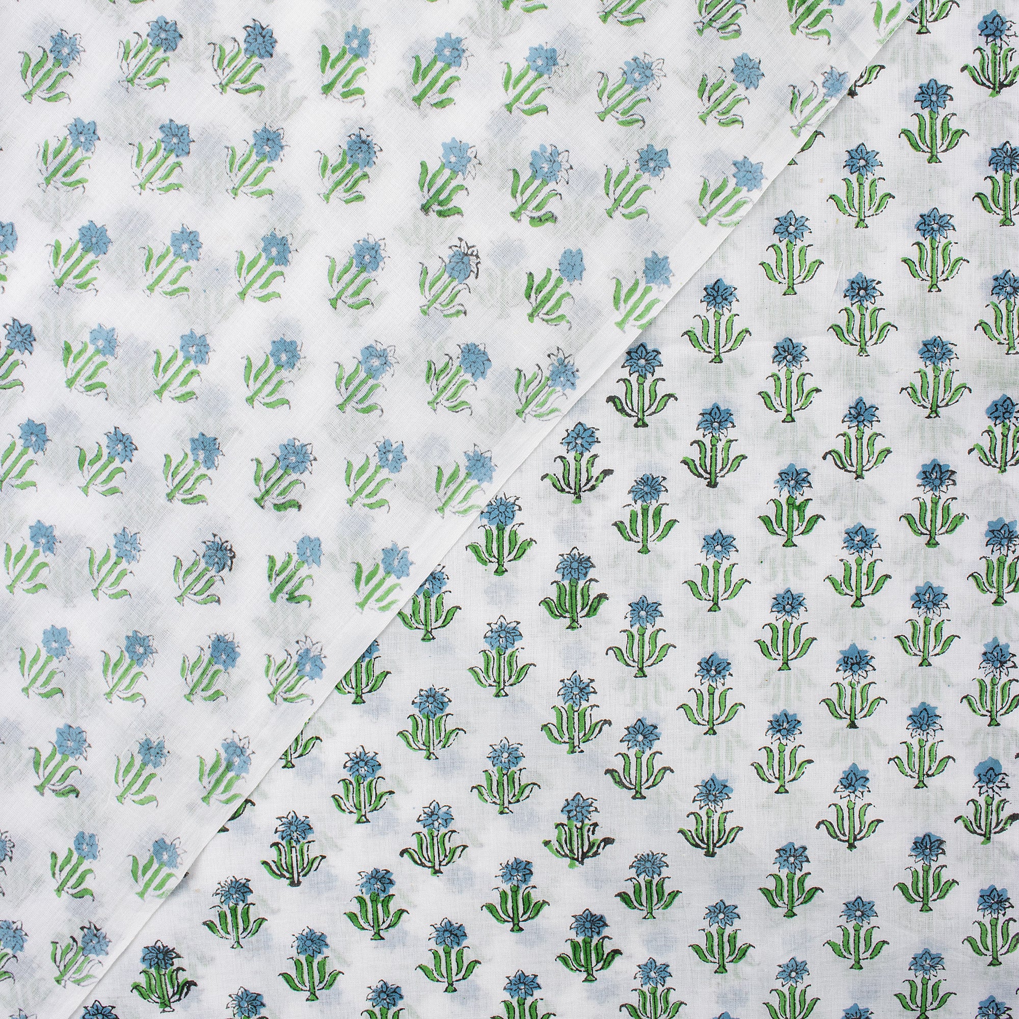 Eco Friendly Indian Block Printed Cotton Cloth Fabric