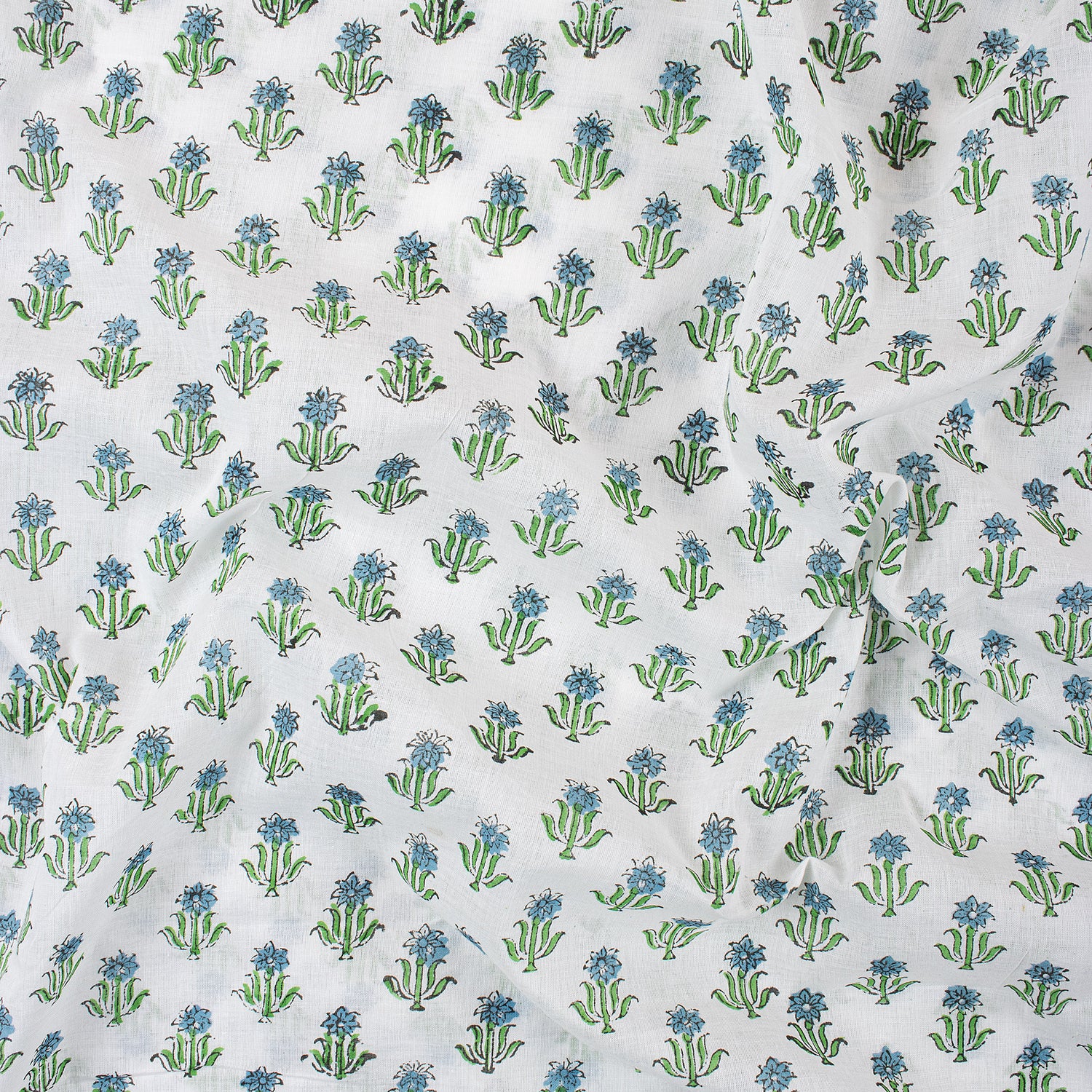 Eco Friendly Indian Block Printed Cotton Cloth Fabric