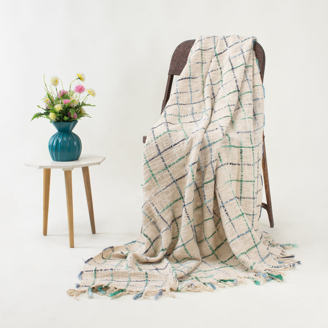 Exclusive Cotton Hand Woven Throws for Sofa