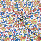 Exclusive Multi Floral Hand Block Print Cotton Fabric