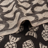 Fish Hand Block Printed Cotton Bagru Fabric