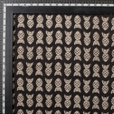 Fish Hand Block Printed Cotton Bagru Fabric