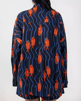 Fish Print Hand Block Organic Cotton Co-Ord Set Womens