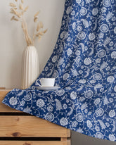 Floral Block Printed Best Curtains for Living Room