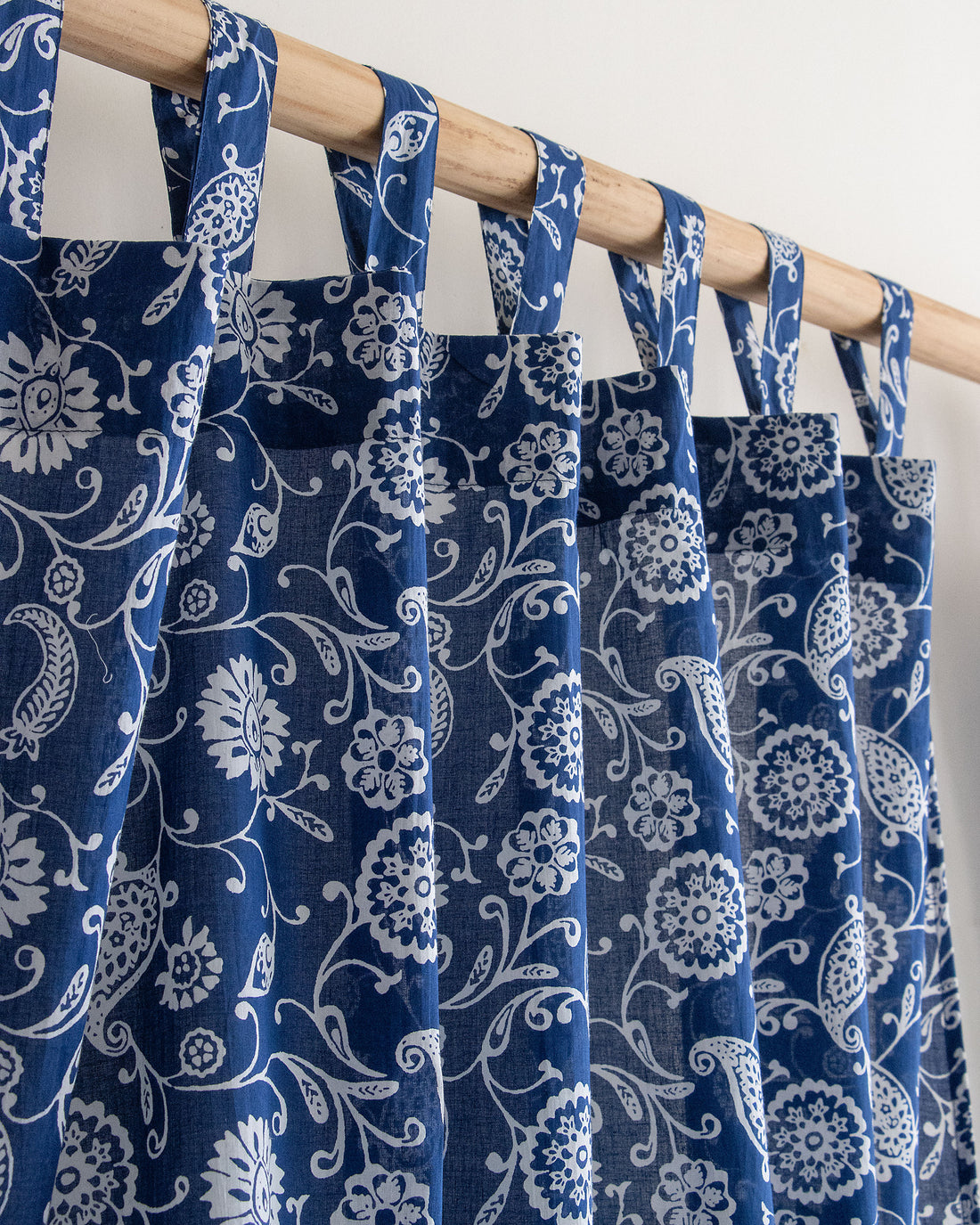 Floral Block Printed Best Curtains for Living Room