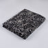 Floral Hand Block Printed Black and White Fabric by the Yard