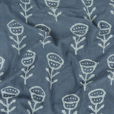 Floral Handcrafted Indian Kashish Hand Block Print Fabric