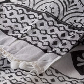 Floral Pure Cotton Hand Block Printed Duptatta For Women&