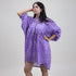Geometrical Block Print Cotton Midi Dress For Women
