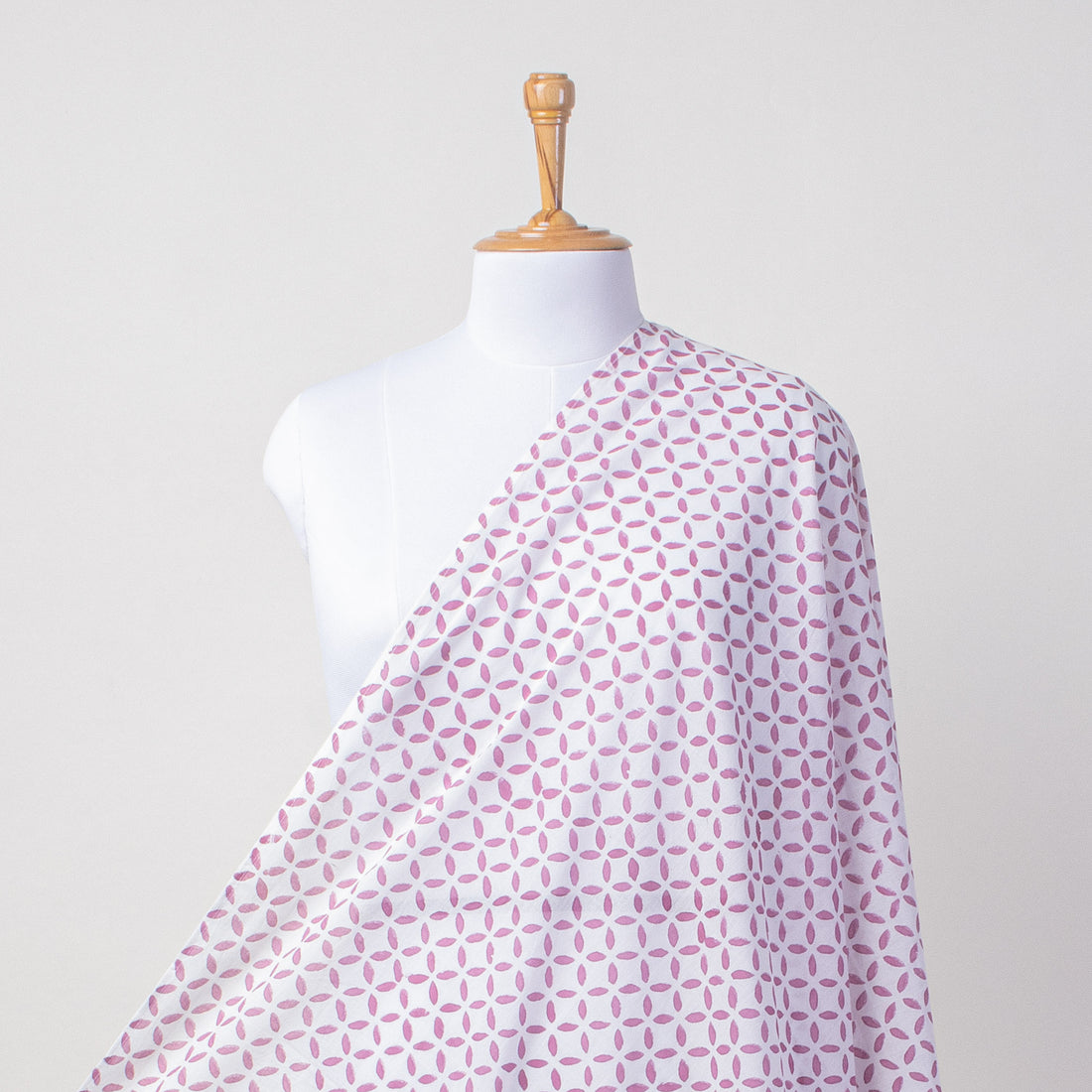 Geometrical Block Printed Cotton Sarong For Women