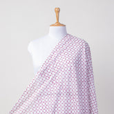 Geometrical Block Printed Cotton Sarong For Women