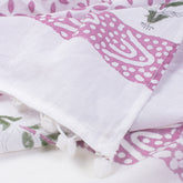 Geometrical Block Printed Cotton Sarong For Women