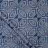 Geometrical Block Printed Indigo Blue Organic Natural Cotton Fabric