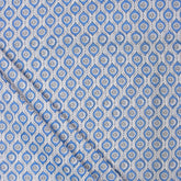 Geometrical Blue Booti Indian Cotton Cloth Fabric
