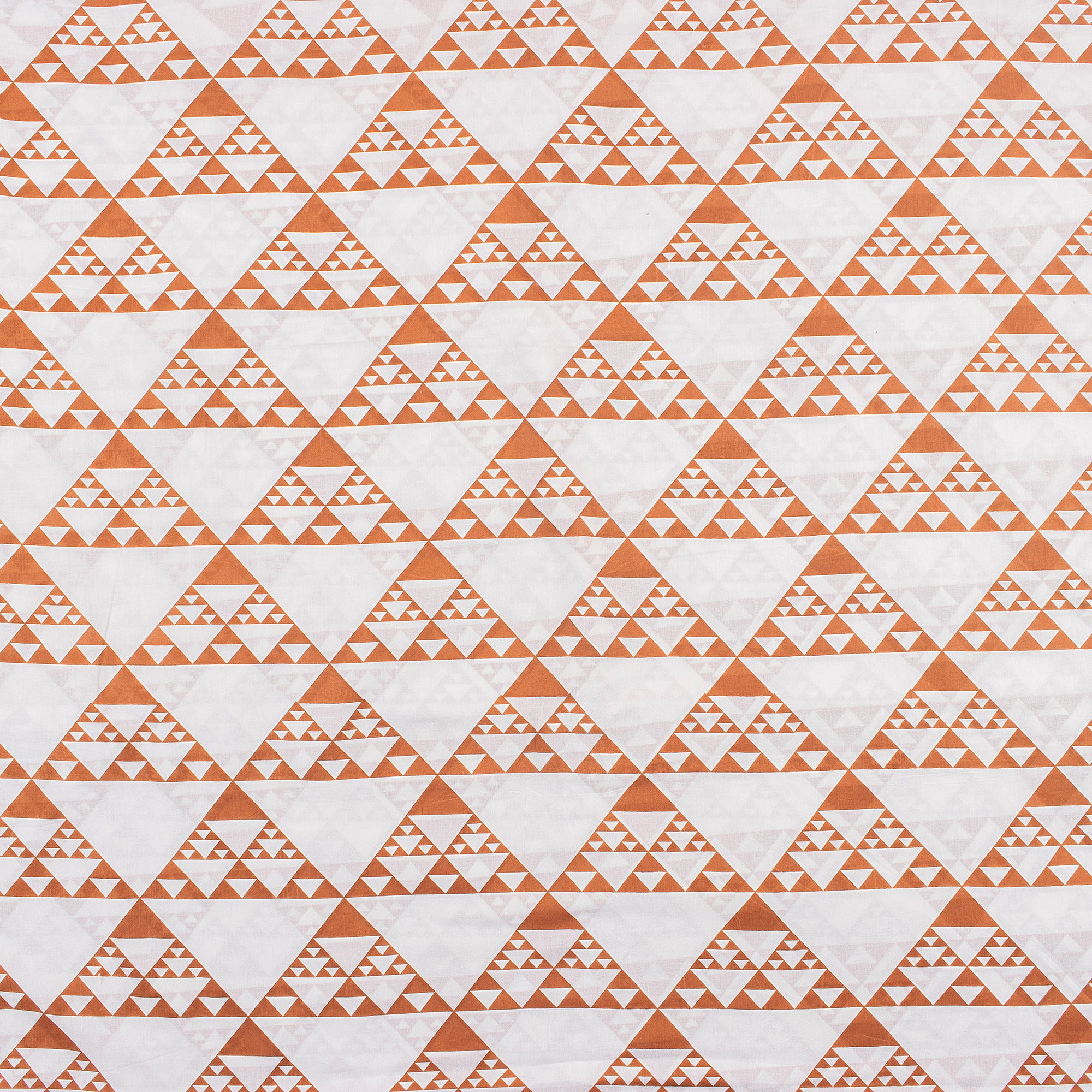 Geometrical Cotton Block Print Fabric Cloth