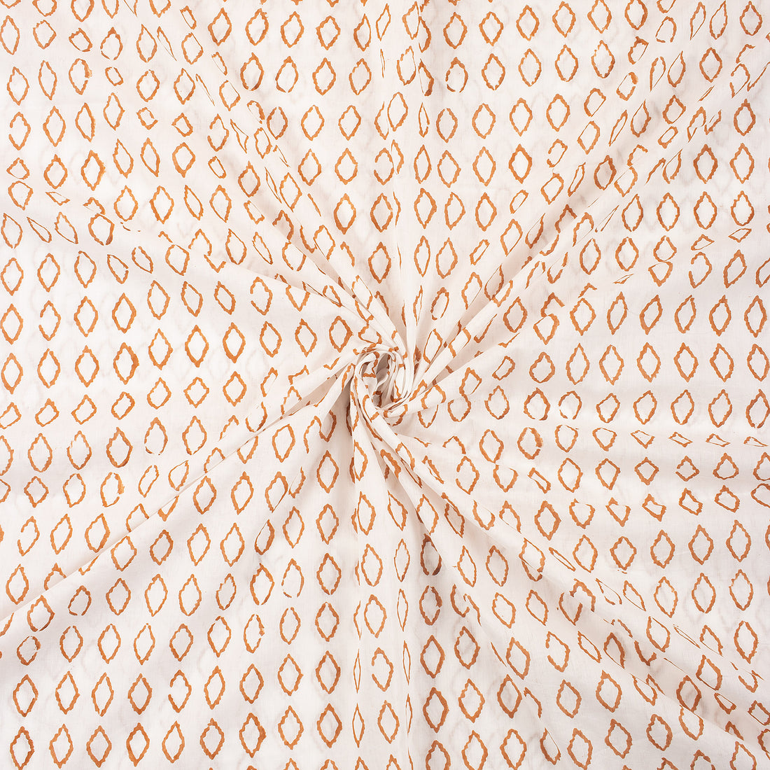 Geometrical Cotton Hand Block Print Fabric