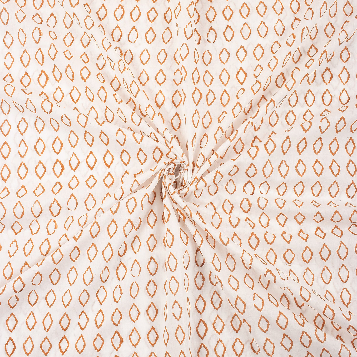 Geometrical Cotton Hand Block Print Fabric