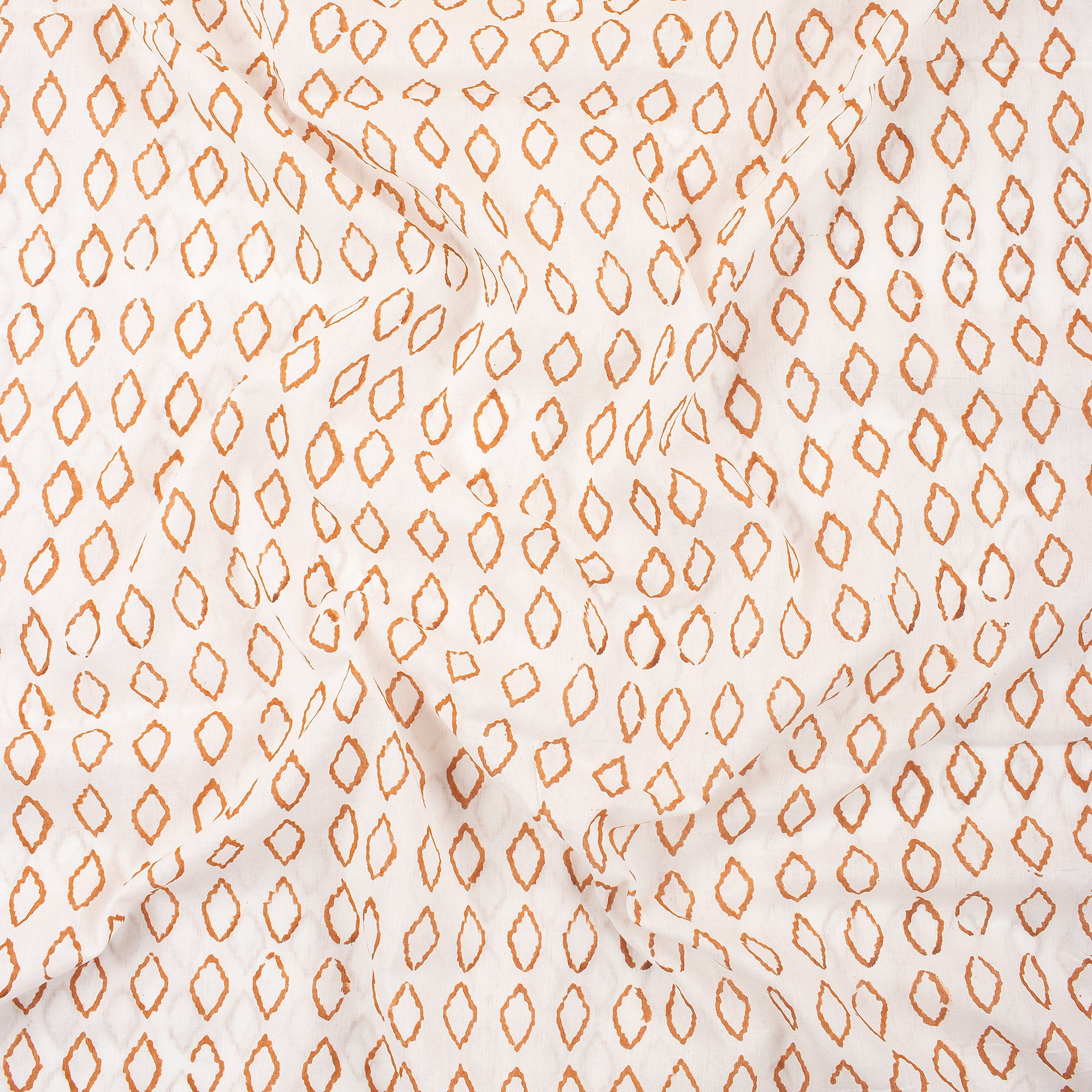 Geometrical Cotton Hand Block Print Fabric