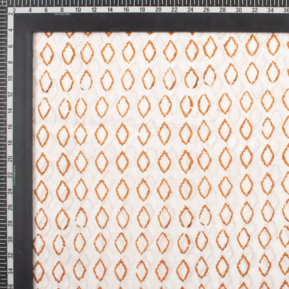 Geometrical Cotton Hand Block Print Fabric