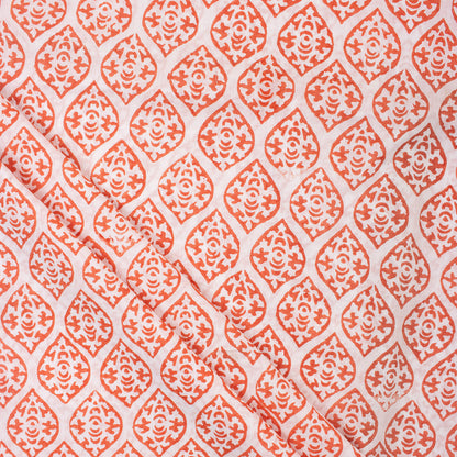 Geometrical Cotton Running Fabric For Summer Dress