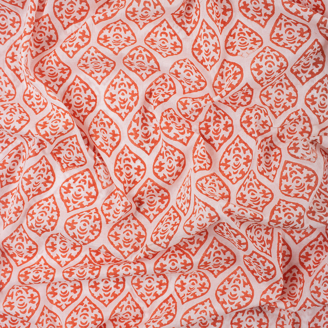 Geometrical Cotton Running Fabric For Summer Dress