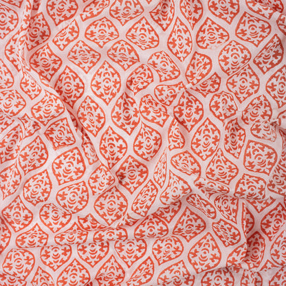 Geometrical Cotton Running Fabric For Summer Dress
