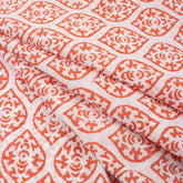 Geometrical Cotton Running Fabric For Summer Dress