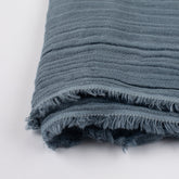 Gray Cotton Gauze Fabric By The Yard