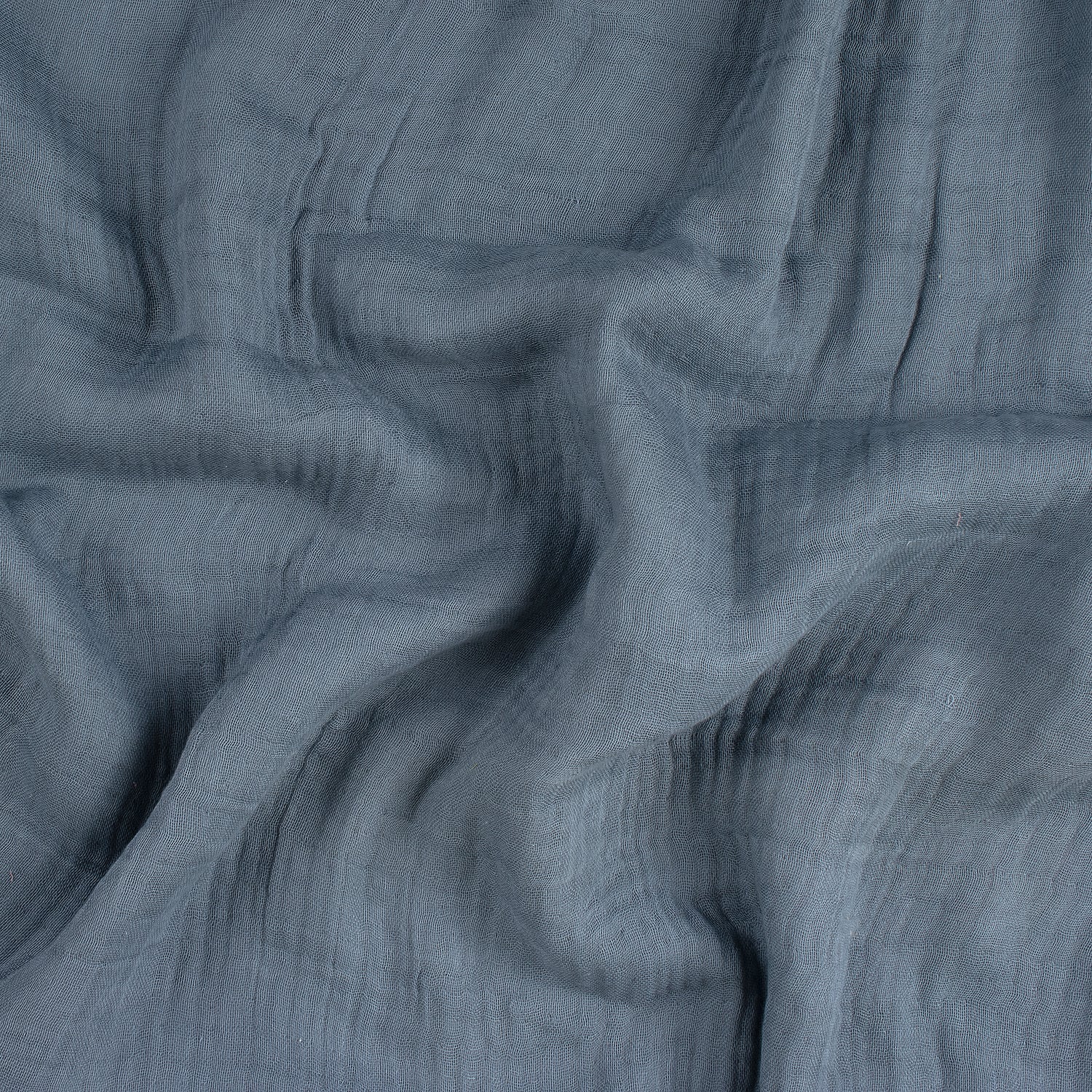 Gray Cotton Gauze Fabric By The Yard
