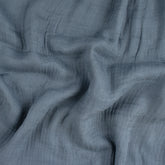 Gray Cotton Gauze Fabric By The Yard