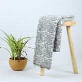 Gray Kashish Hand Block Print Fabric