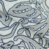 Gray Kashish Hand Block Print Fabric