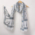 Gray Leaf Printed Cotton Women&