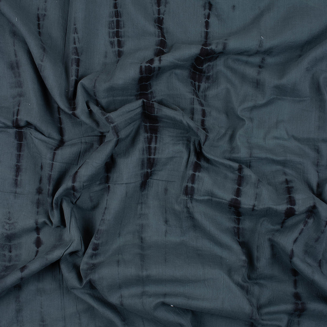 Gray Tie Dye Shibori Fabric