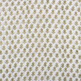 Green Booti Block Print Fabric
