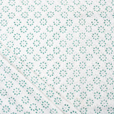 Green Booty Hand Block Print Fabric By The Yard
