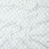 Green Booty Hand Block Print Fabric By The Yard