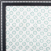 Green Booty Hand Block Print Fabric By The Yard